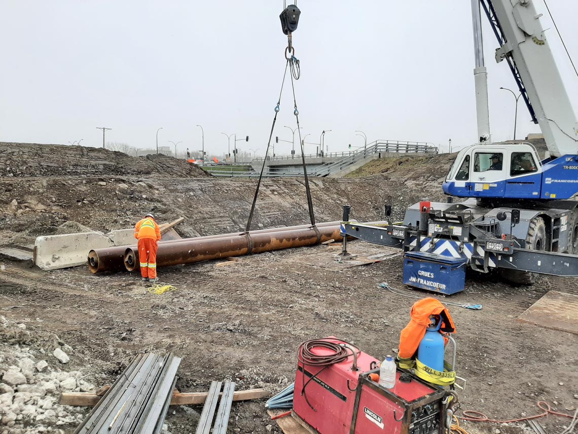 Baustelle von Bohrtec Gesellschaft für Bohrtechnologie mbH in Montreal