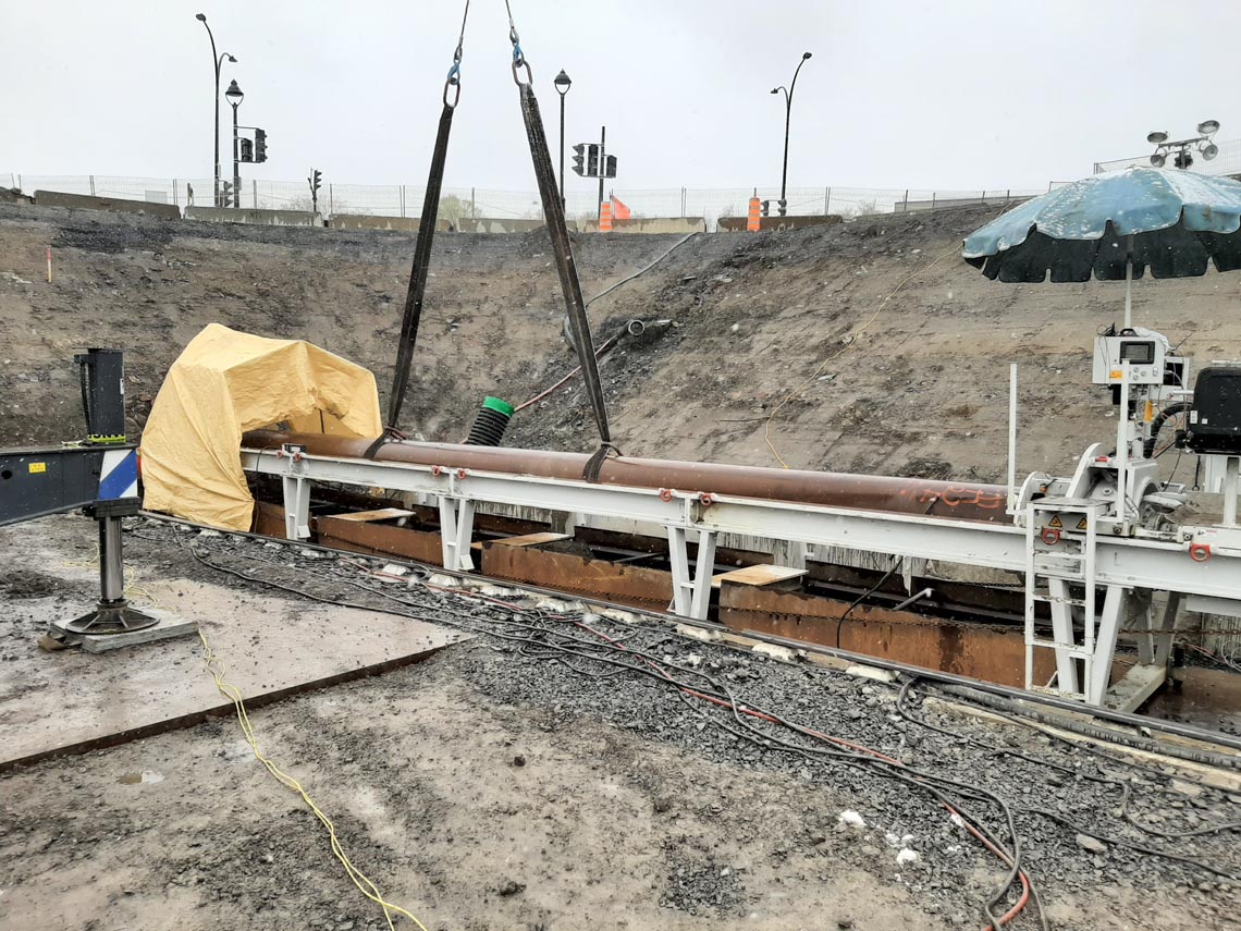 Baustelle von Bohrtec Gesellschaft für Bohrtechnologie mbH in Montreal