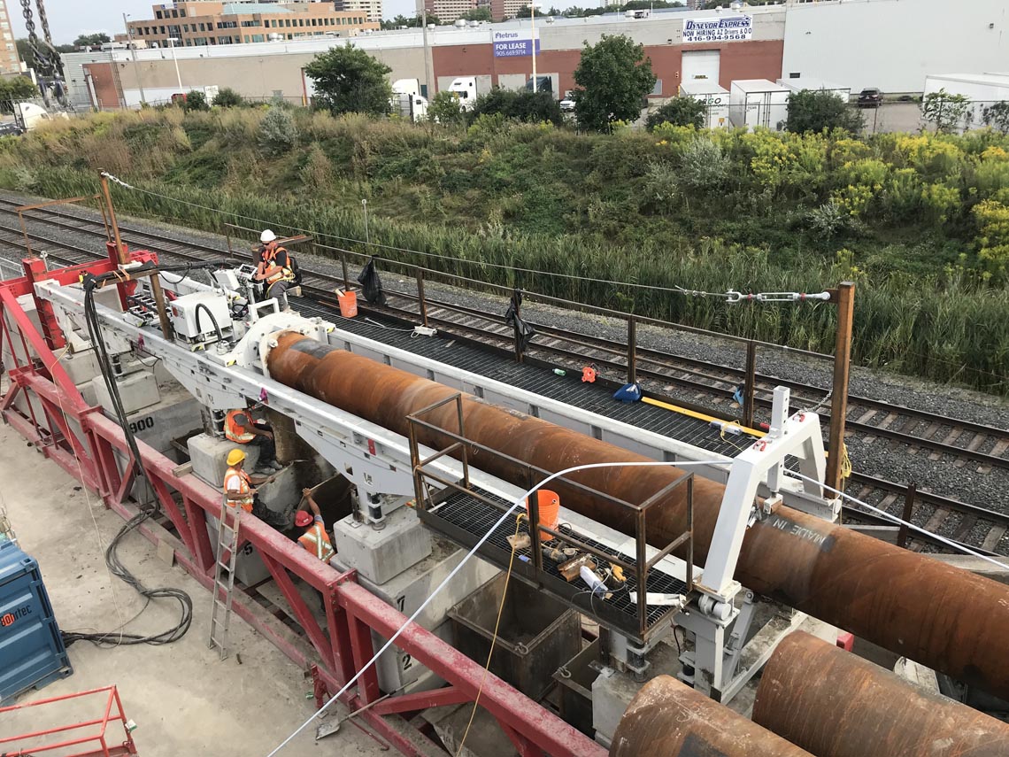 Baustelle von Bohrtec Gesellschaft für Bohrtechnologie mbH in Toronto