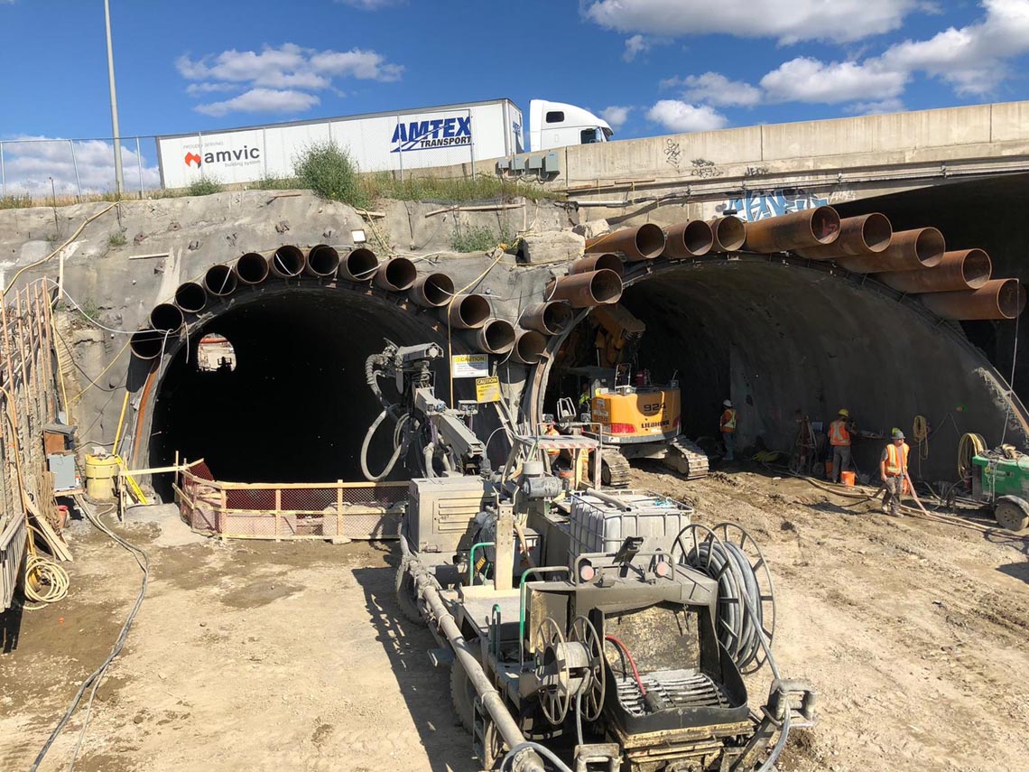 Baustelle von Bohrtec Gesellschaft für Bohrtechnologie mbH in Toronto